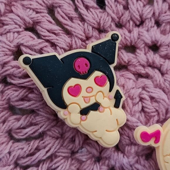 Sanrio Kuromi 2 PC Croc Charm Set - Picture 3 of 4